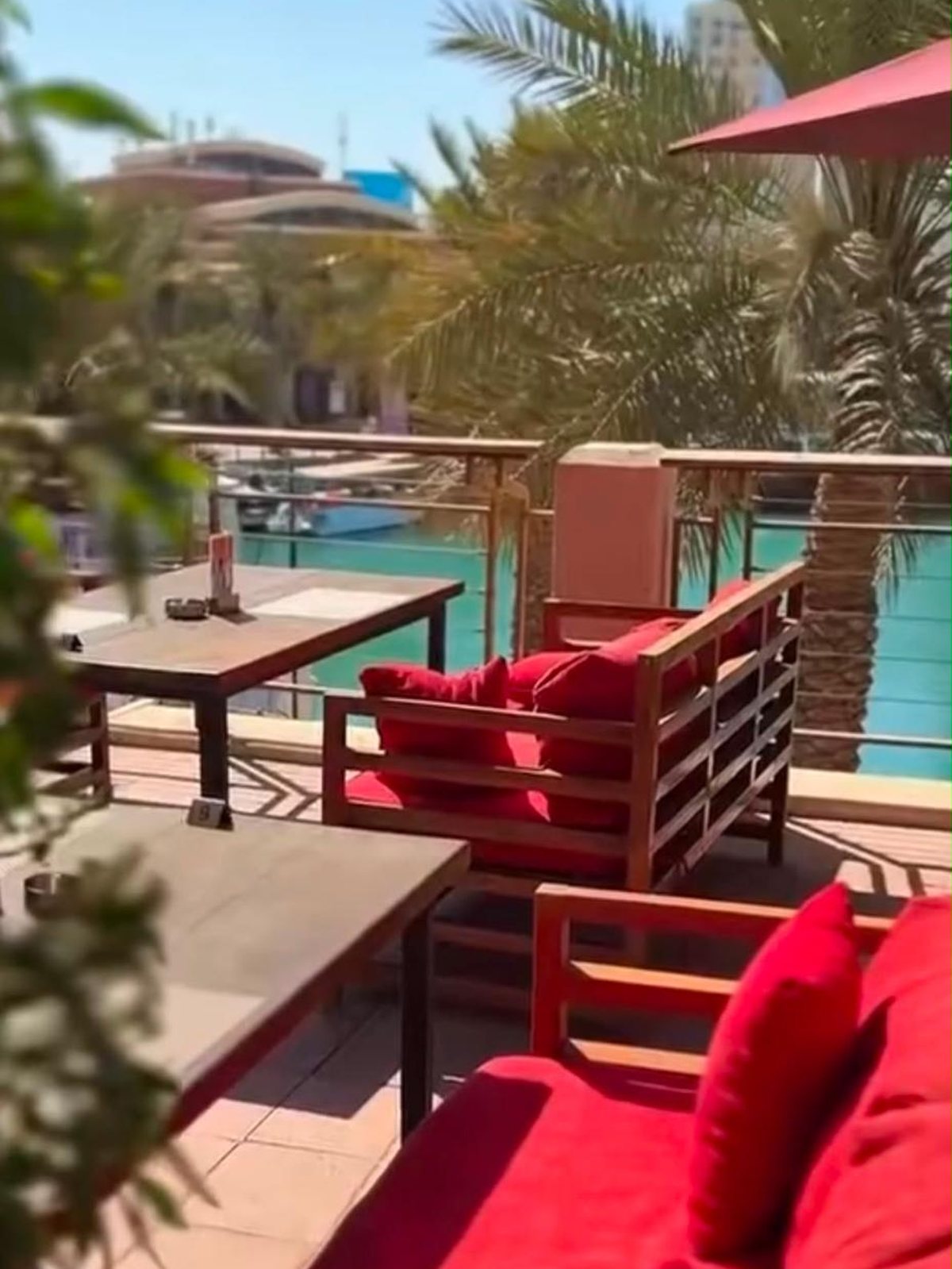 Kastana marina-side terrace at Marina Crescent, Salmiya